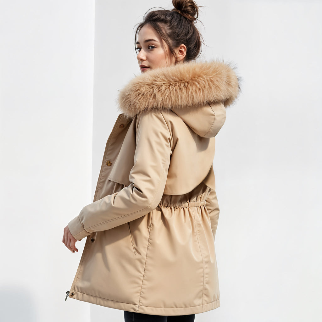 Faux Fur Hooded Parka